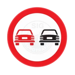 C27 - Depasirea autovehiculelor, cu exceptia motocicletelor fara atas, interzisa