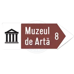 F34 - Directia spre obiectivul turistic